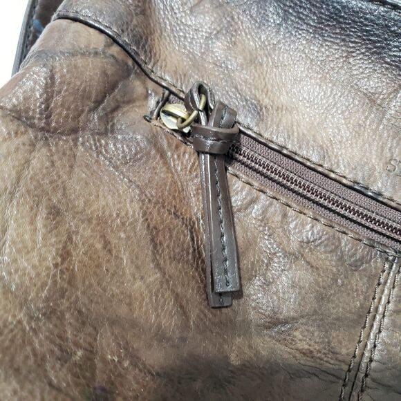 Stone & Co Brown Leather Shoulder Purse - Picture 3 of 9